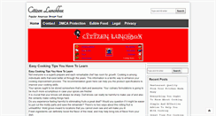 Desktop Screenshot of citizenlunchbox.com