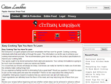Tablet Screenshot of citizenlunchbox.com
